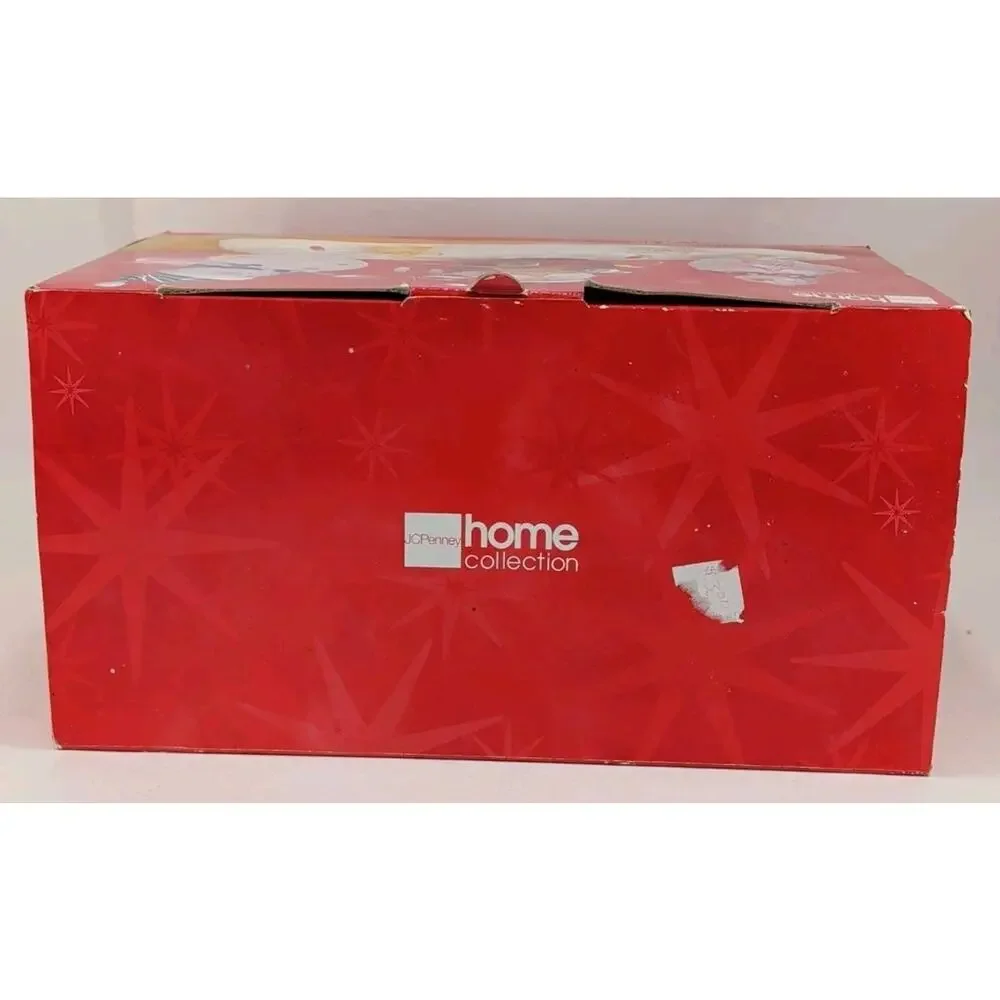Home Collection Acrylic Lighted Holiday Trio Snowmen & Santa Merry Christmas
